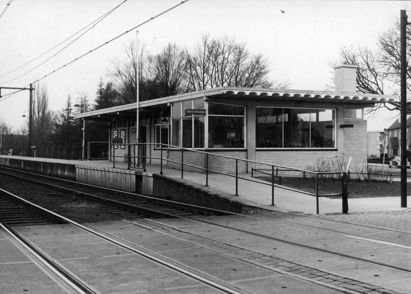 Het station in 1959