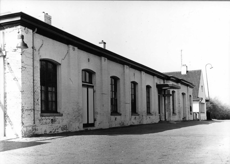Het oude station in 1966