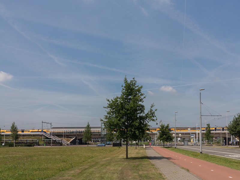Station vanaf De Laar