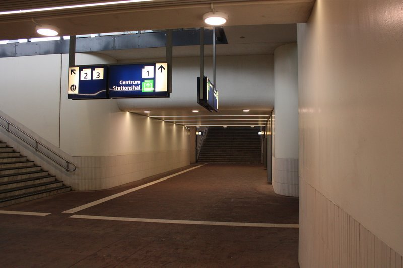 Tunnel onder de sporen