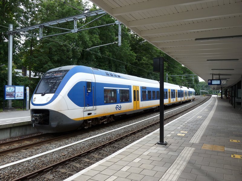 Sprinter op het station