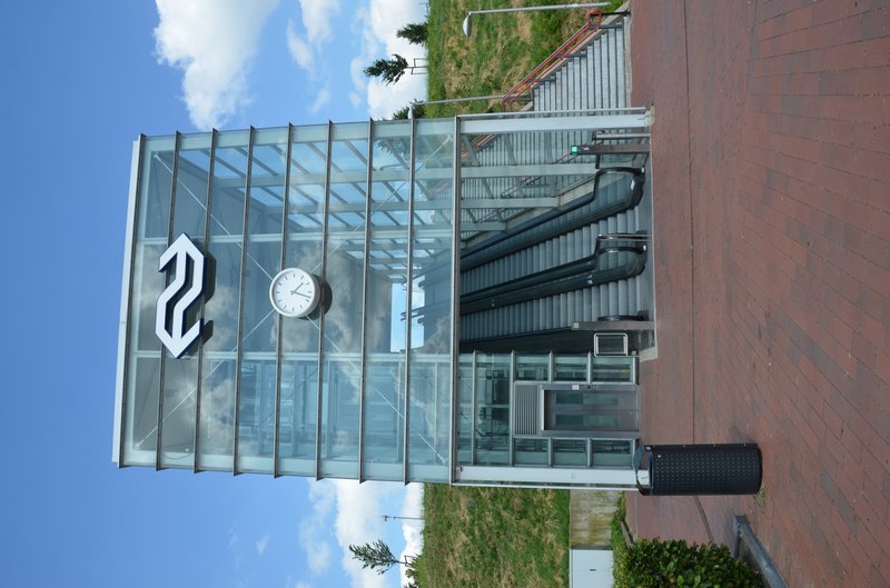 Ingang van het station