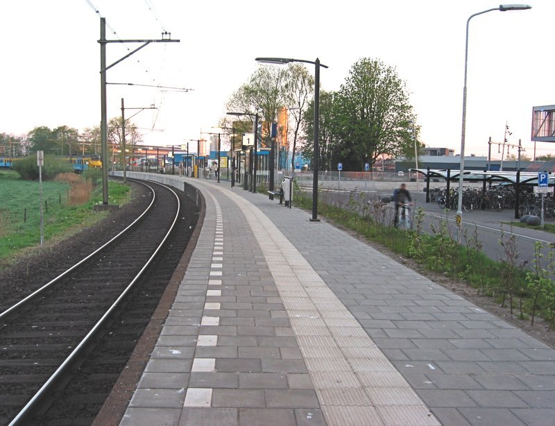 Spoorzijde richting Amersfoort