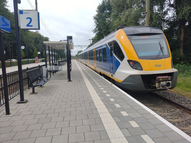 SNG op het station