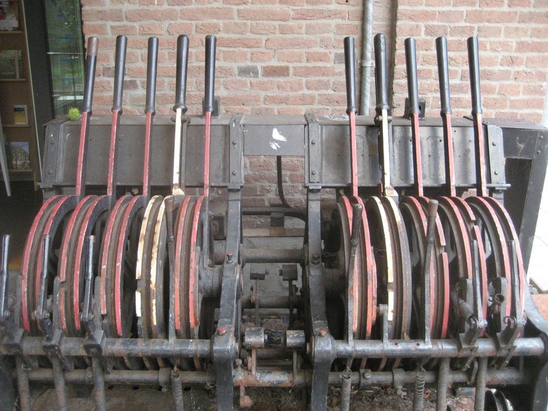 Oude wisselbediening
