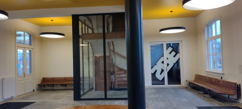 De wachtruimte in 2024