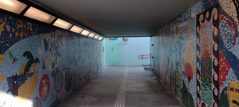 Tunnel onder de sporen