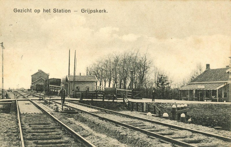 Het station aan het begin van de twintigste eeuw