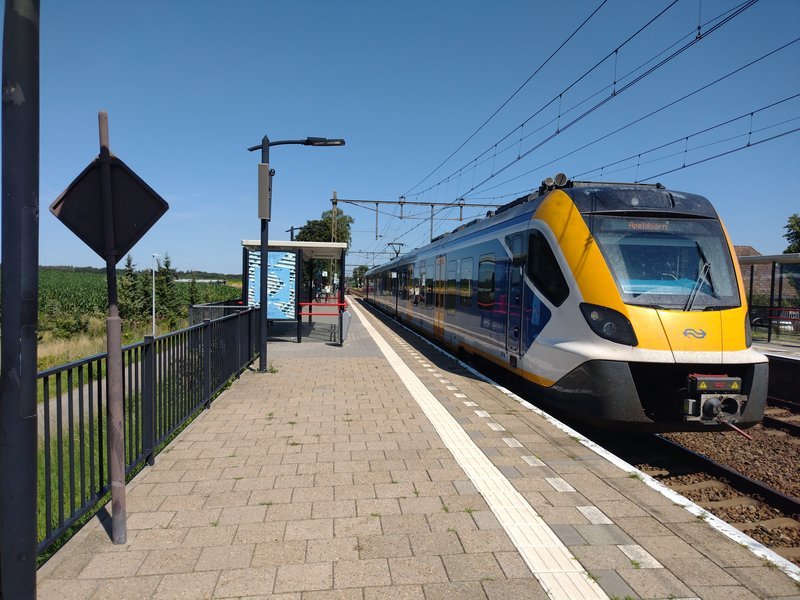 SNG op het station