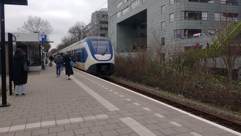 Sprinter Lighttrain op het station