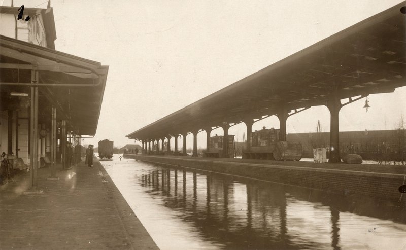 Station Nijkerk in 1916