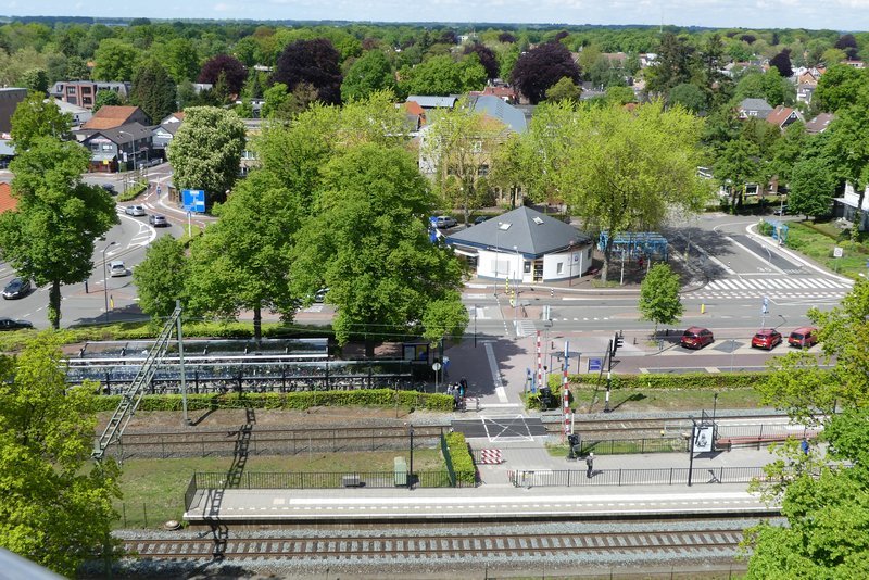 Station gezien vanaf de uitkijktoren