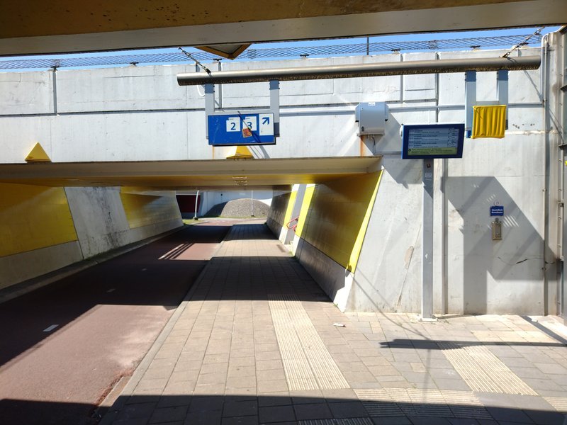 Tunnel onder de sporen