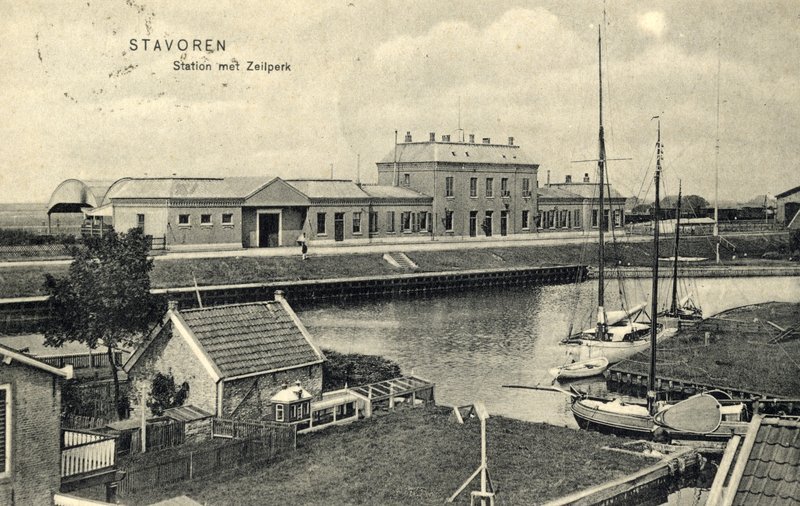 Station Stavoren tussen 1901 en 1906