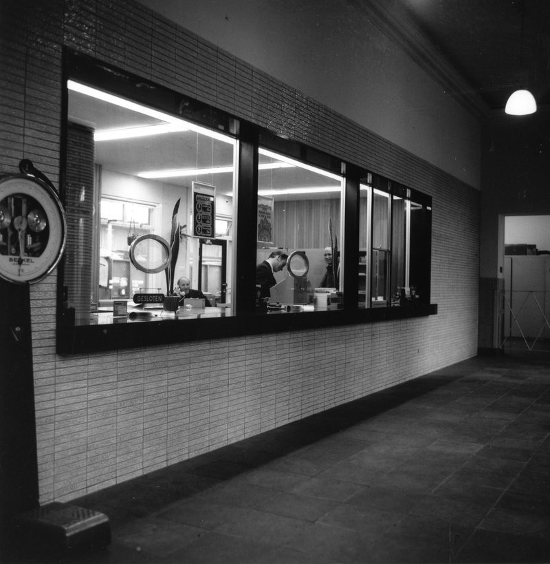 Interieur van het station (1970)