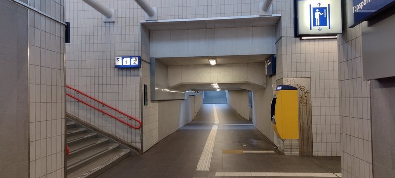 Tunnel onder de sporen