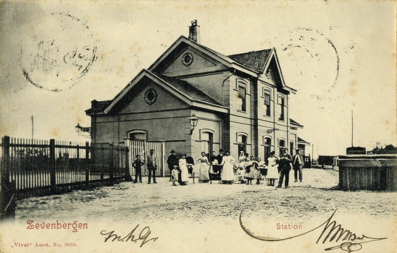 Station in de periode 1896-1901