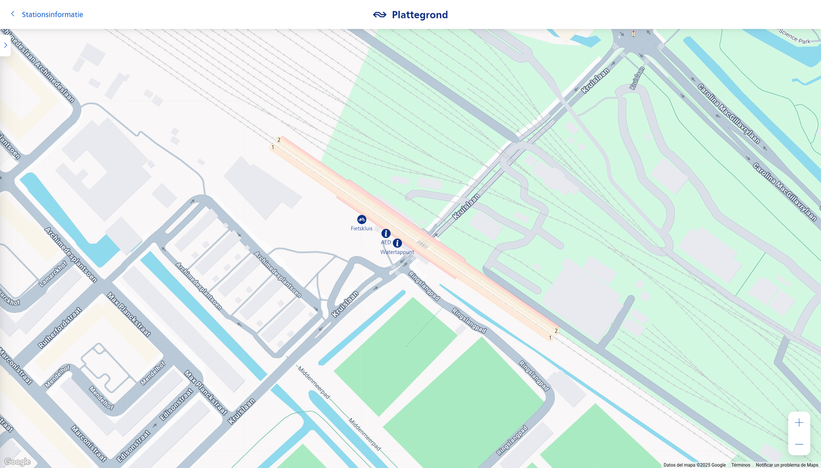 Plattegrond Amsterdam Science Park