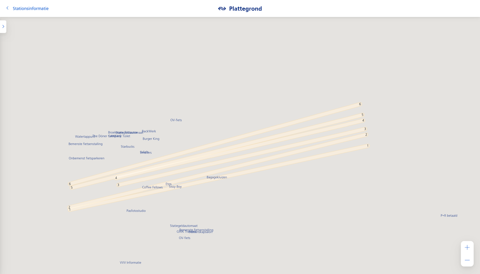Plattegrond Eindhoven Centraal