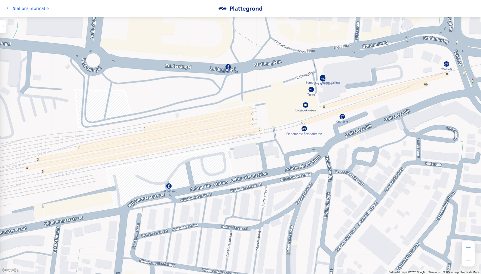 Plattegrond Leeuwarden