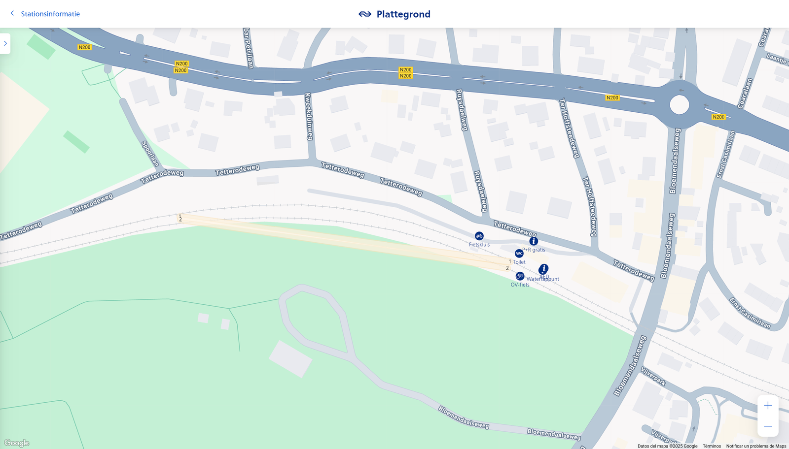 Plattegrond Overveen