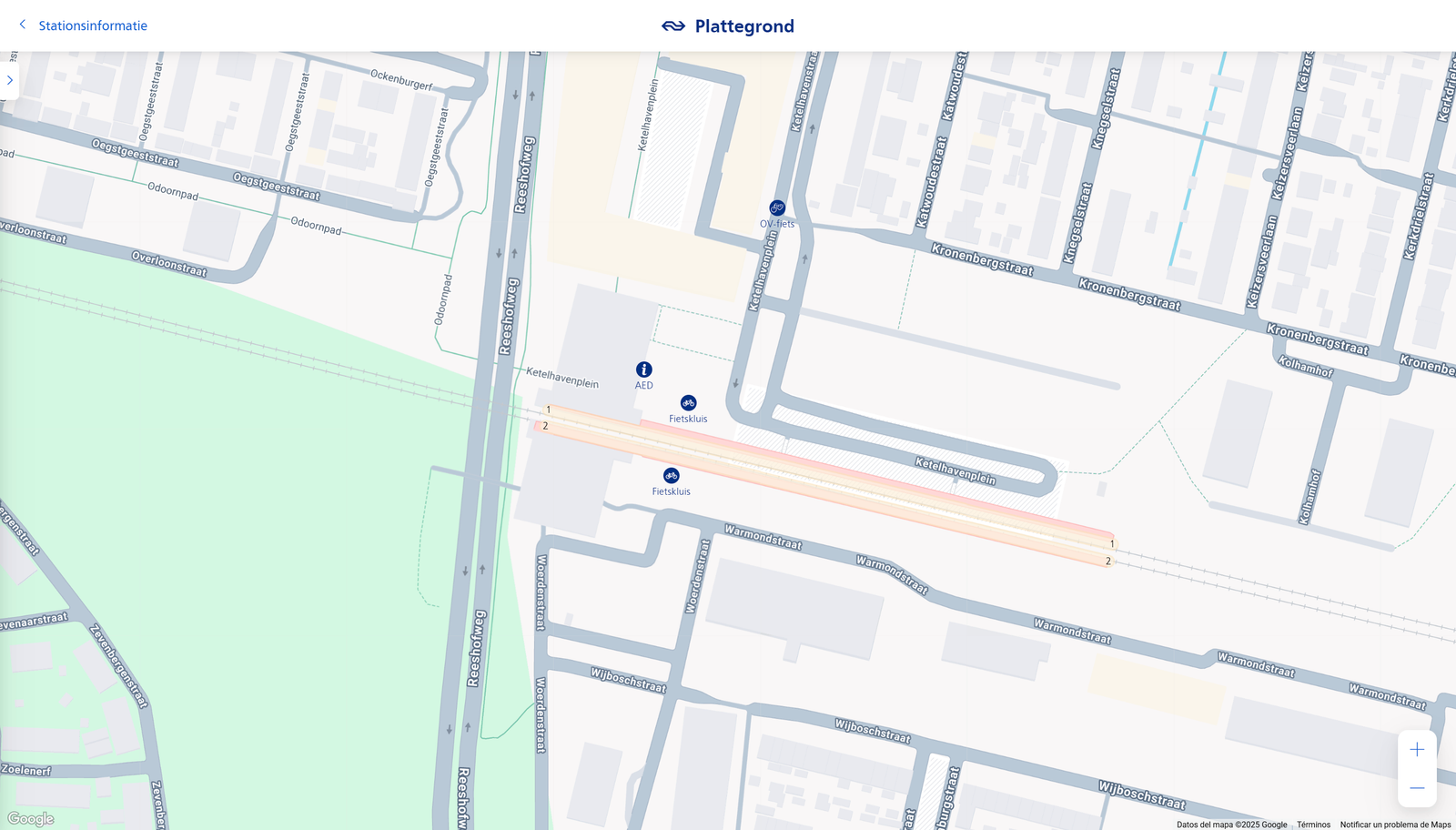 Plattegrond Tilburg Reeshof