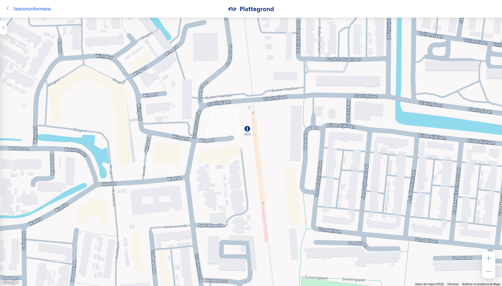 Plattegrond Waddinxveen Noord